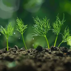 Wchodzenie i uprawa kopru i sałaty: Czas wschodzenia kopru i sałaty